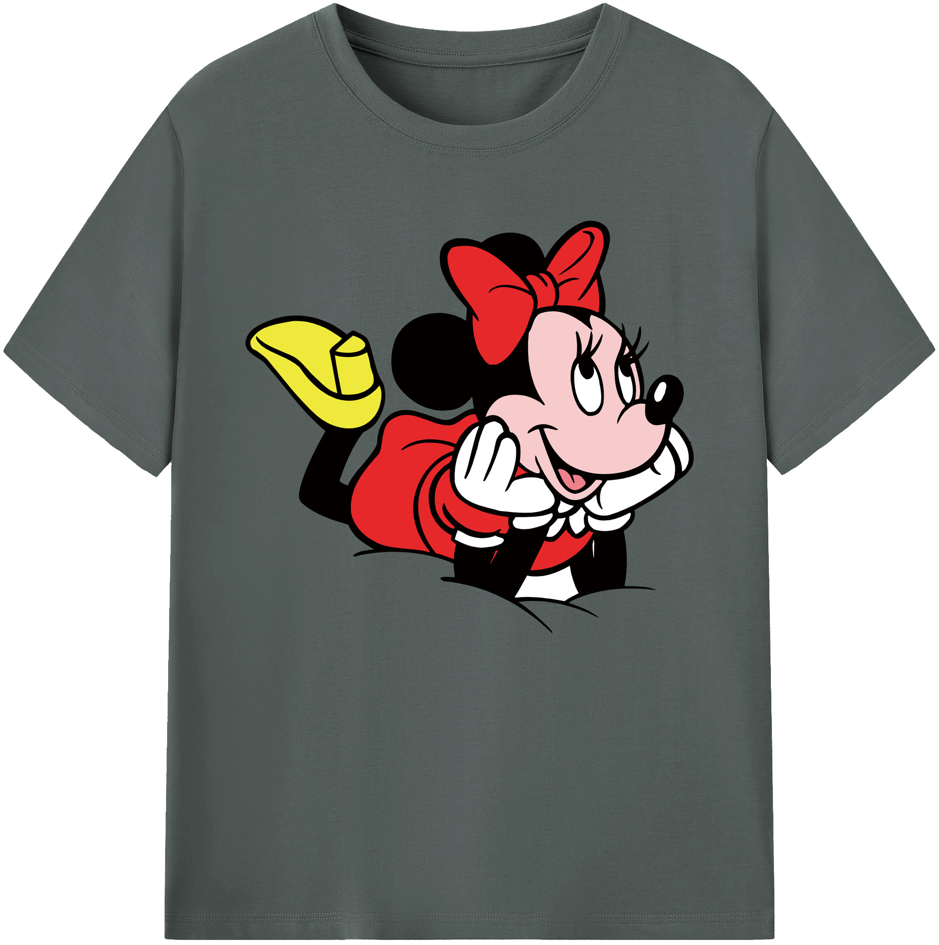 ミッキーマウス Mickey Mouse 綿100％ メンズ半袖Tシャツ｜肌触りやわらか＆通気性